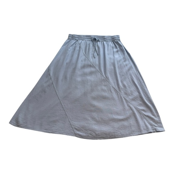 DKNY Women’s Pull On Draw String Casual Linen Blend Skirt - Size XL - Picture 1 of 12